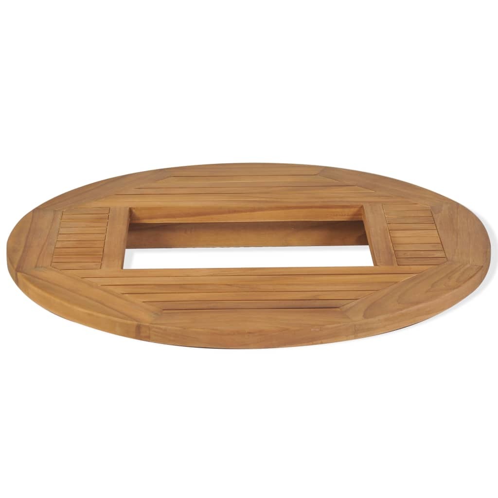 Beer Crate Tabletop Teak 27.6"-2