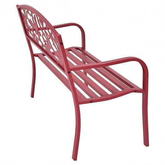 Patio Garden Bench Park Yard Outdoor Furniture-3
