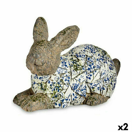 Decorative Garden Figure Ibergarden ZD18054 Polyresin Rabbit 20 x 29 x 40,5 cm (2 Units)-0