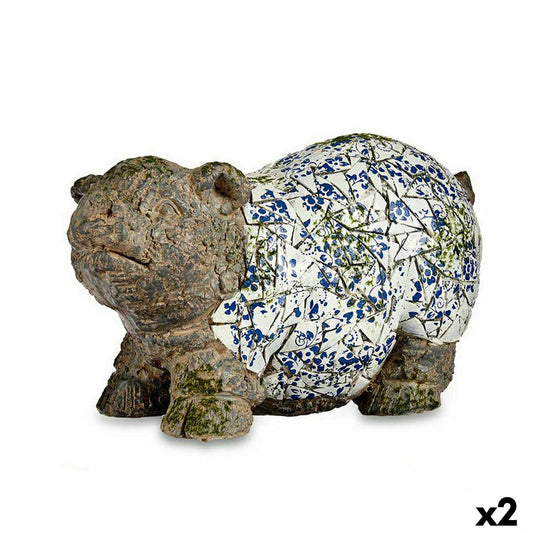 Decorative Garden Figure Ibergarden ZD18061 Polyresin Pig 20,5 x 26 x 47 cm (2 Units)-0