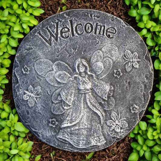 Angel's Embrace Welcome Plaque (8.5" x 1")-0