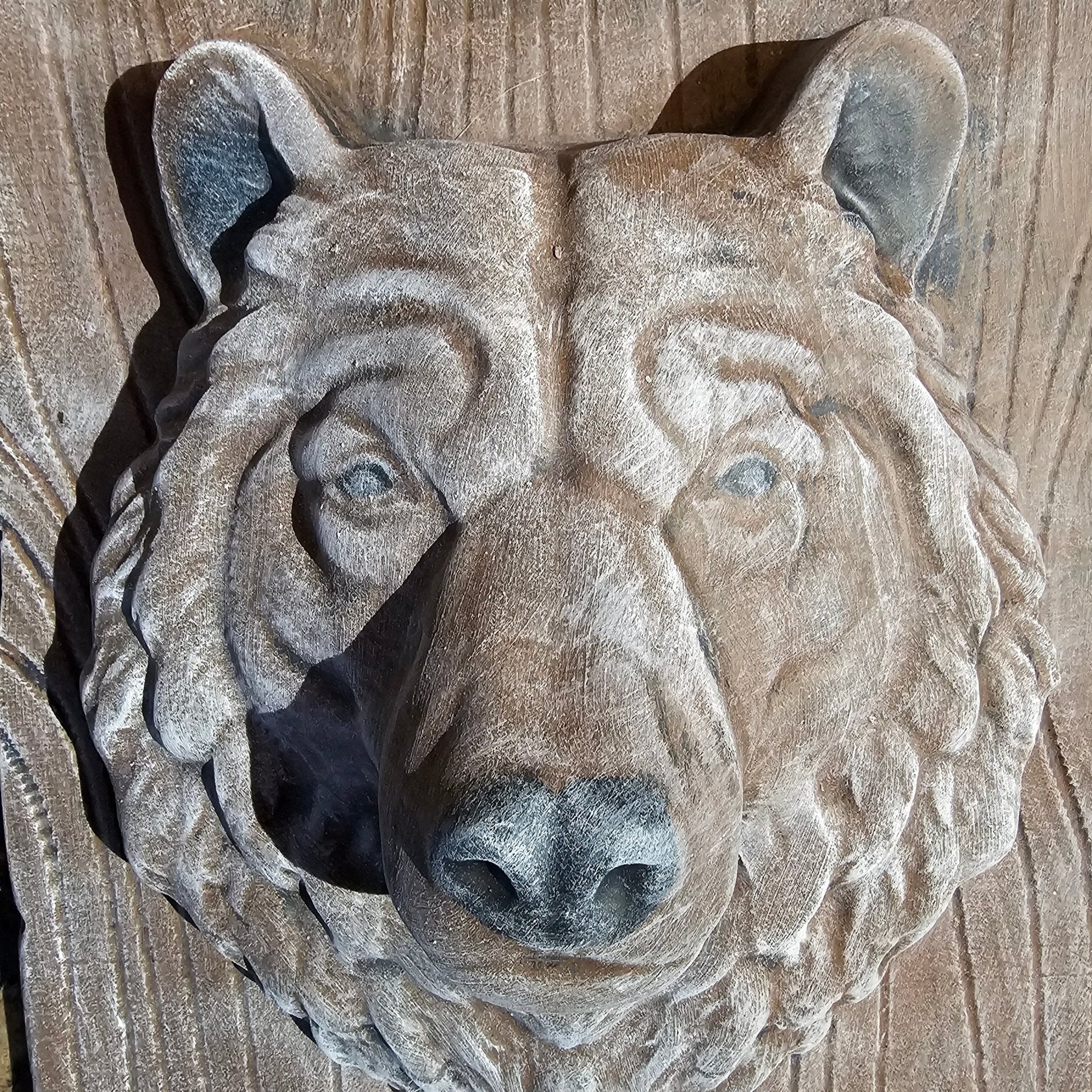 Wilderness Bear Wall Plaque (12" x 14")-4