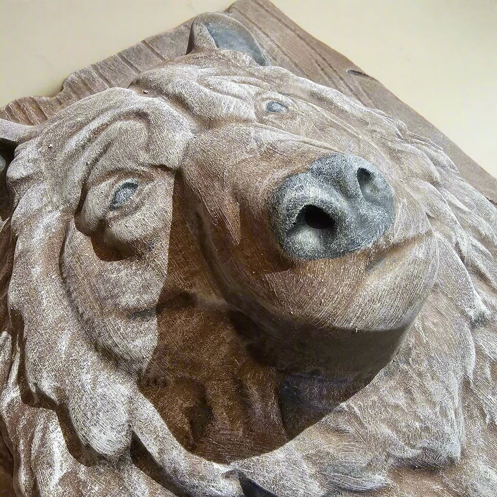 Wilderness Bear Wall Plaque (12" x 14")-2
