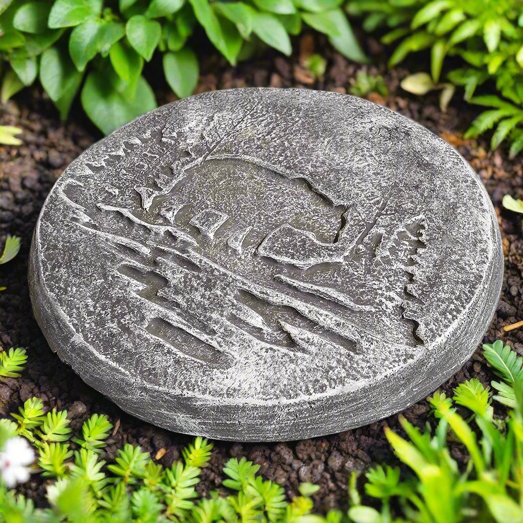 Forest Guardian Bear Stepping Stone (12" x 1.2")-2