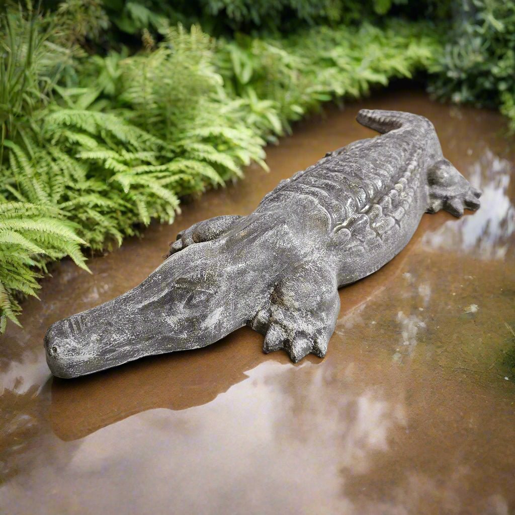 Exotic Crocodile Garden Stone (19" x 7")-1