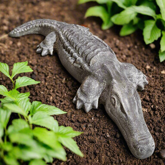 Exotic Crocodile Garden Stone (19" x 7")-0