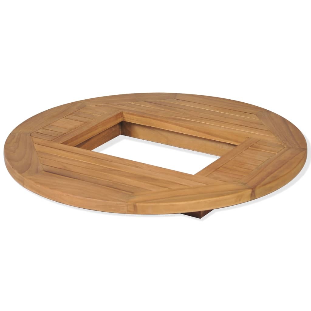 Beer Crate Tabletop Teak 27.6"-1