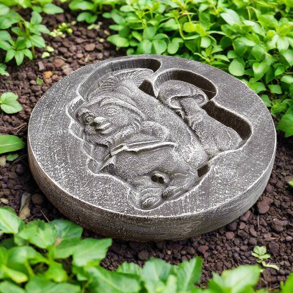 Whimsical Gnome Garden Stepping Stone (10" x 1.25")-1