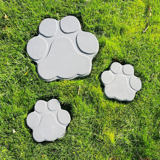Joyful Paw Print Stepping Stone (Multiple Sizes)-0