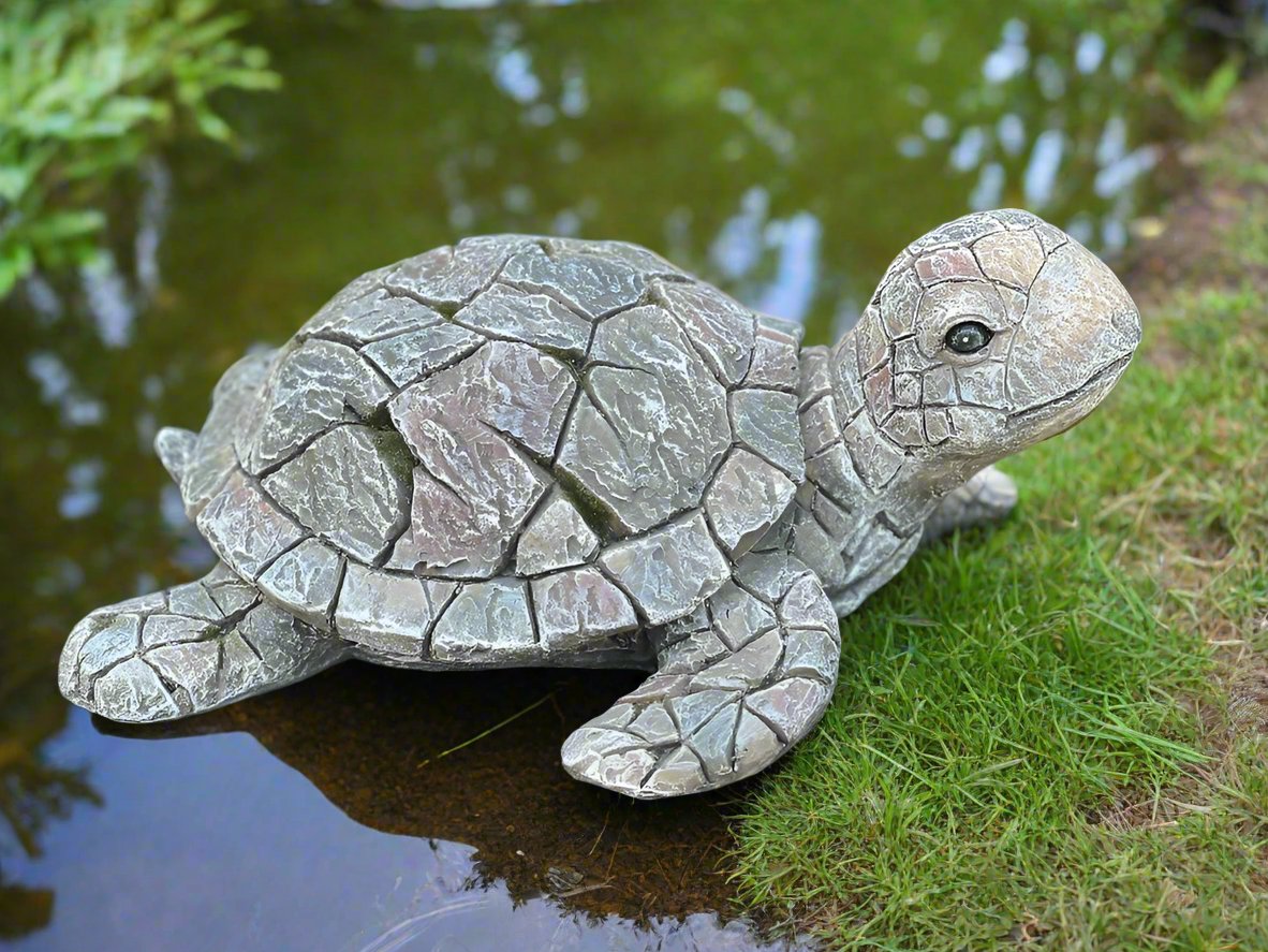 Graceful Sea Turtle Statue (6.5" x 17")-0