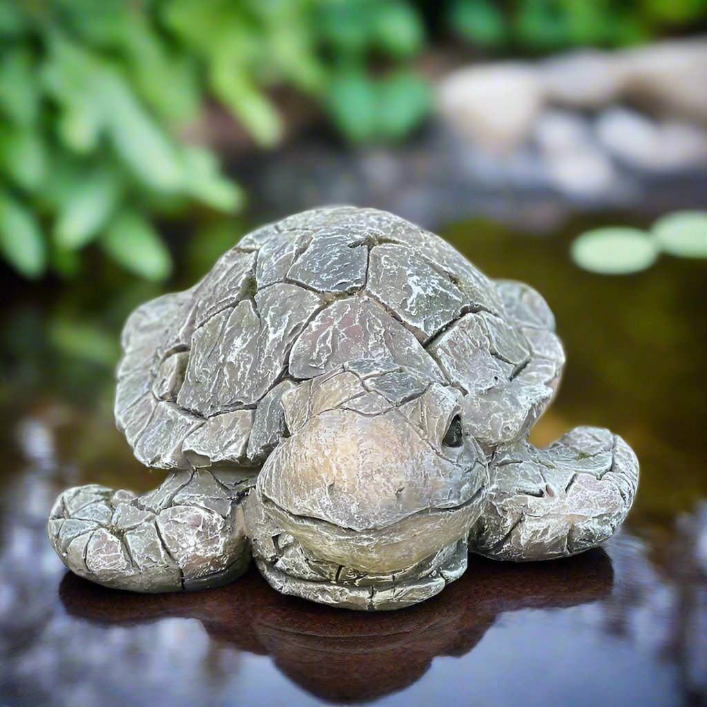Graceful Sea Turtle Statue (6.5" x 17")-1
