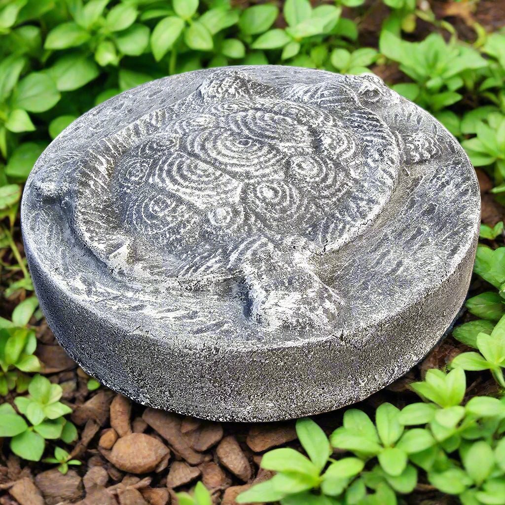 Tranquil Turtle Garden Stepping Stone (9" x 1.5")-2