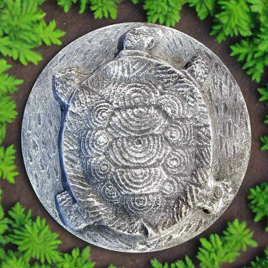 Tranquil Turtle Garden Stepping Stone (9" x 1.5")-0
