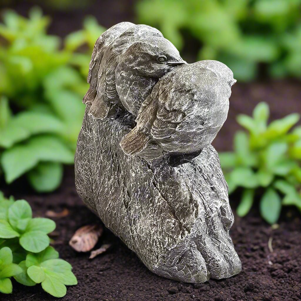 Chirpy Welcome Bird Statue (8" x 10")-4