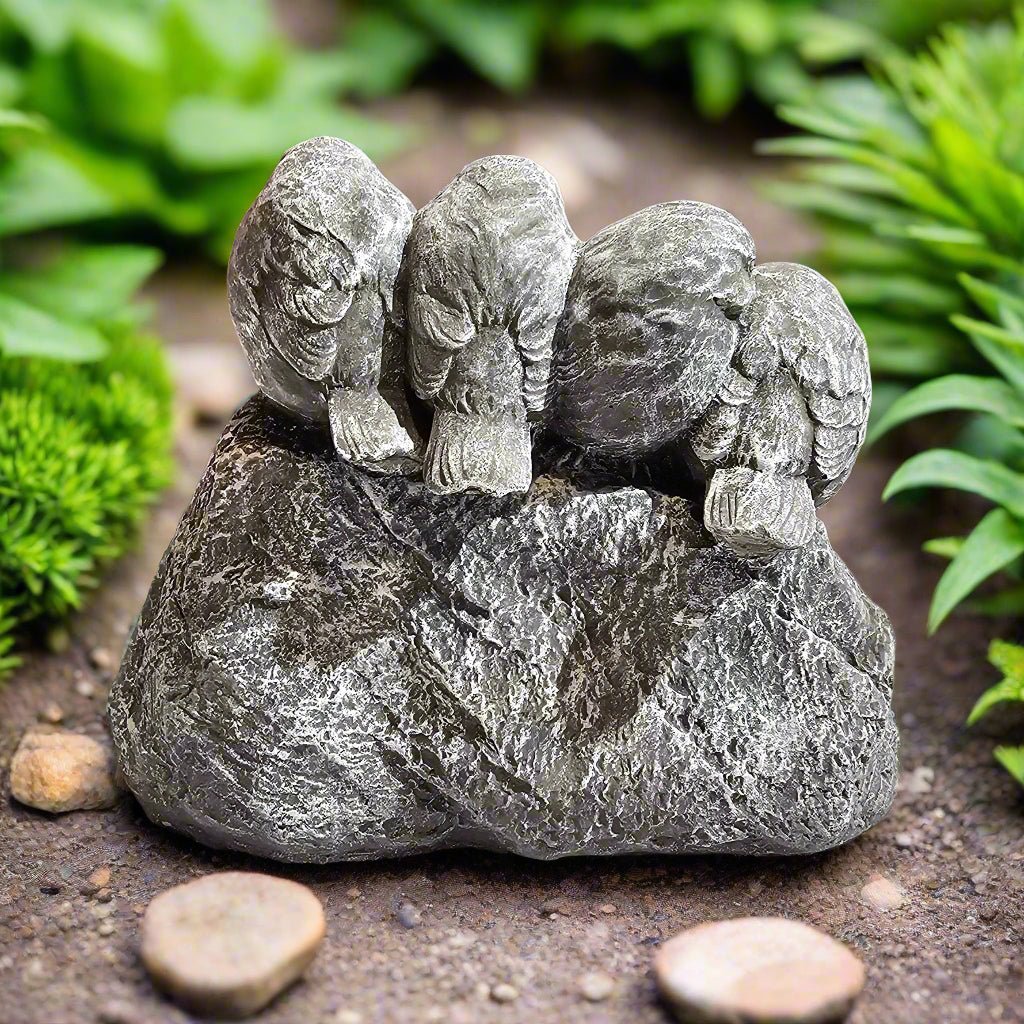 Chirpy Welcome Bird Statue (8" x 10")-2