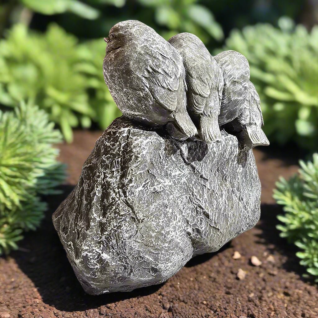 Chirpy Welcome Bird Statue (8" x 10")-3