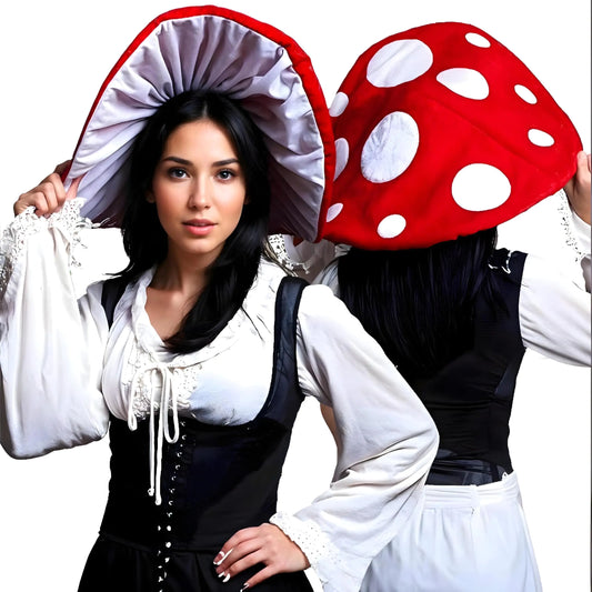 Polka Dot Mushroom Party Hat Mushroom costume